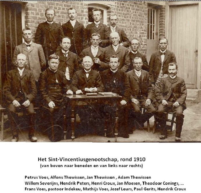 het Sint-Vincentiusgenootschap rond 1910